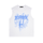 Tanktop 22DABE22® - ''Castle'' White/Blue