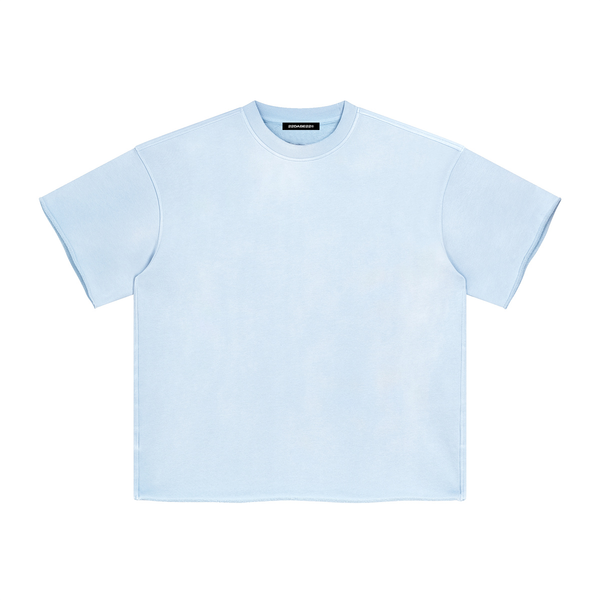 T-Shirt Premium Washed Basic Baby Blue