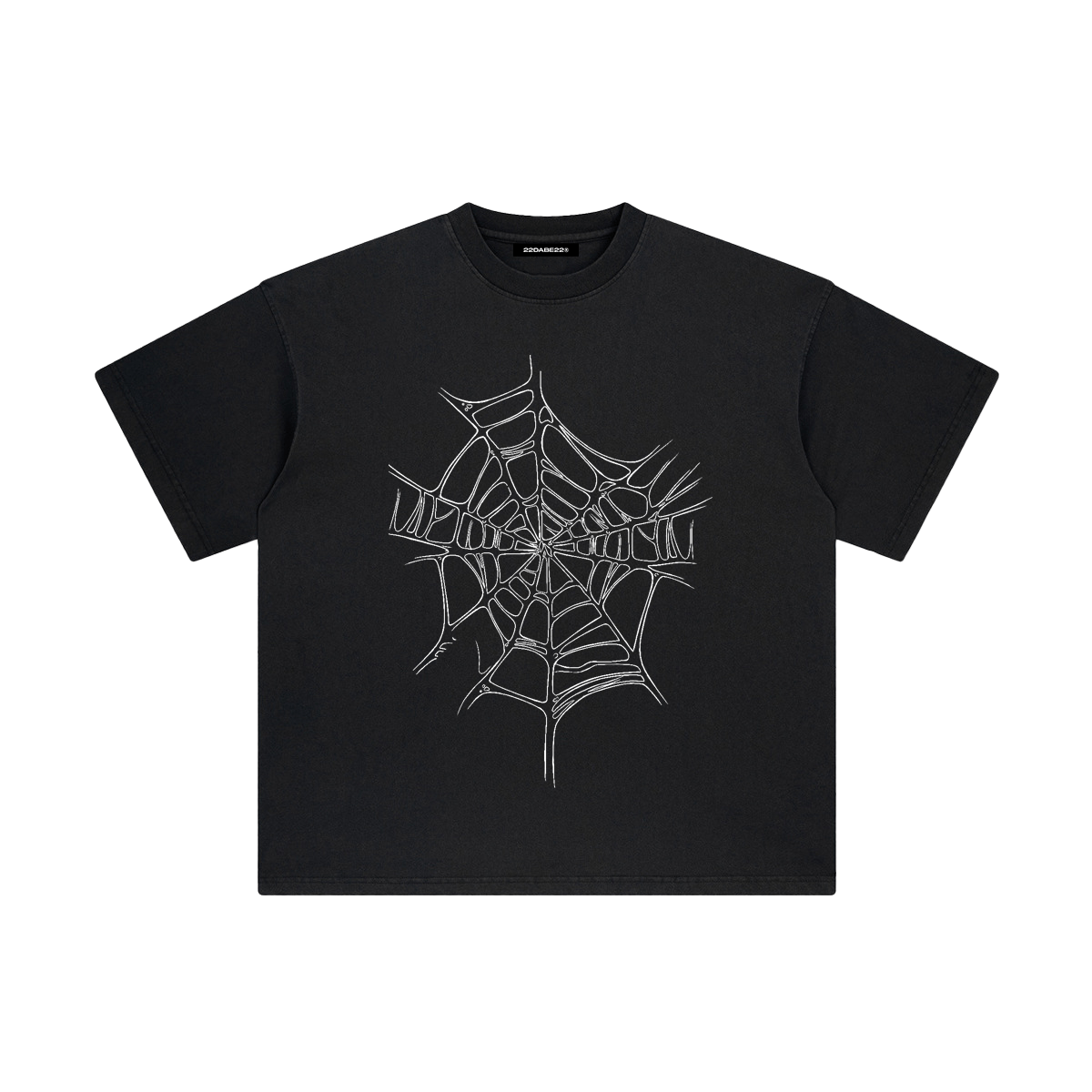 Web T-Shirt by 22DABE22® – minimalist streetwear tee, unisex urban fashion with sleek design for casual everyday style