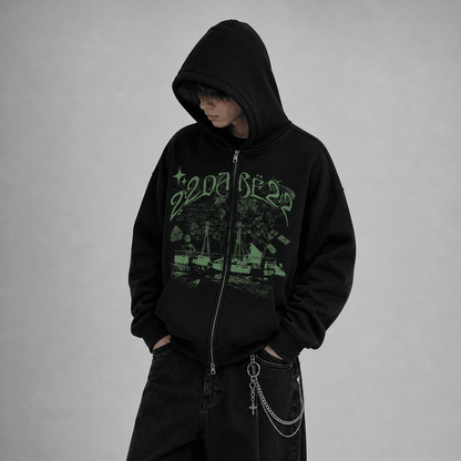 Zip Jacket Basic Atomic Design Black - 22DABE22®