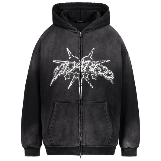 Zip Jacket Frosted Black - 22DABE22®