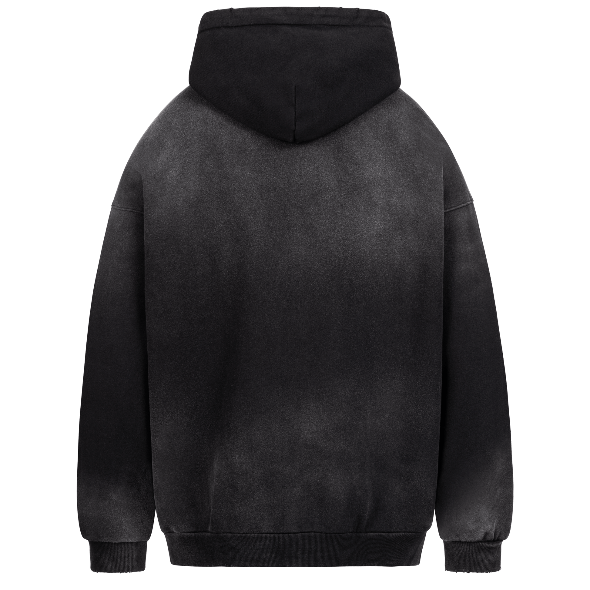 Frosted Black Zip Jacket by 22DABE22® – Stylish streetwear jacket with a sleek design for contemporary urban fashion