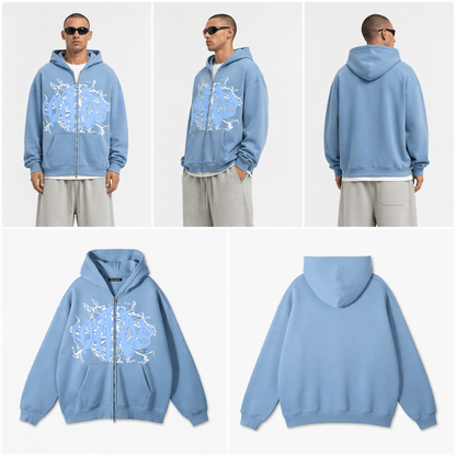Zip Jacket Light Blue V2 - 22DABE22®