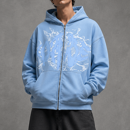 Zip Jacket Light Blue V2 - 22DABE22®