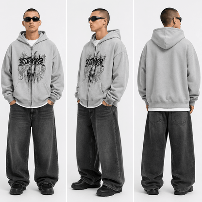 Zip Jacket Light Grey Castle - 22DABE22®