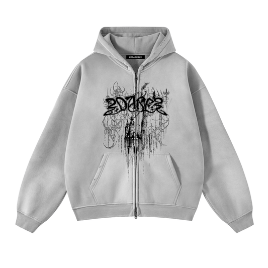 Zip Jacket Light Grey Castle - 22DABE22®