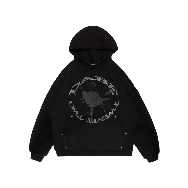 Black glitter deals hoodie